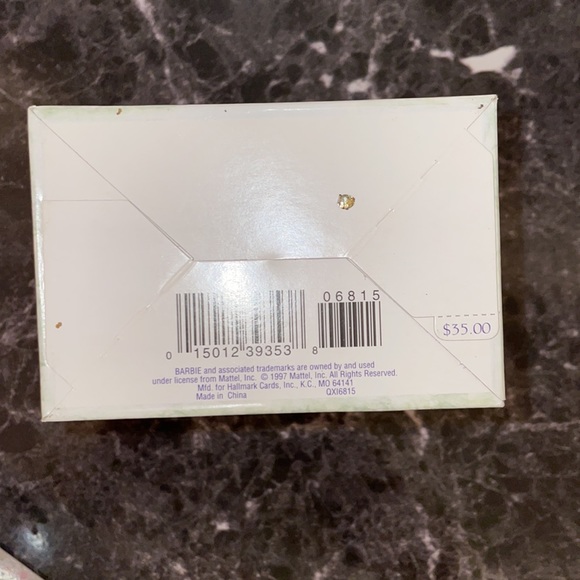 Never removed from box hallmark Barbie and Ken ornaments set - Picture 5 of 5